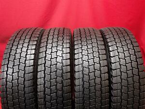 中古スタッドレス 155/80R14 88/86N 4本セット グッドイヤー アイスナビ カーゴ 8.5分山 サクシード プロボックス