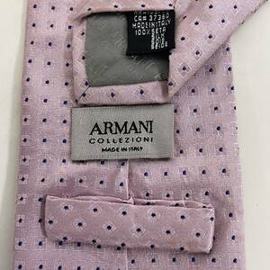 ARMANI COLLEZIONI（アルマーニコレツィオーニ） ピンクドットネクタイ