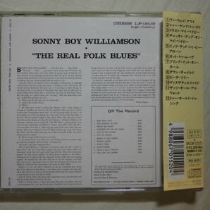 『Sonny Boy Williamson/The Real Folk Blues(1966)』(1994年発売,MVCM-22021,廃盤,国内盤帯付,歌詞付,Got to Move,Down Child)の画像2