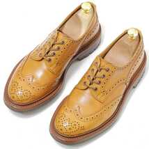 ★美品★【Tricker's】BOURTON■7.5/26cm■Acorn■外羽根式フルブローグ■トリッカーズ■バートン■エイコン■コマンドソール_画像1