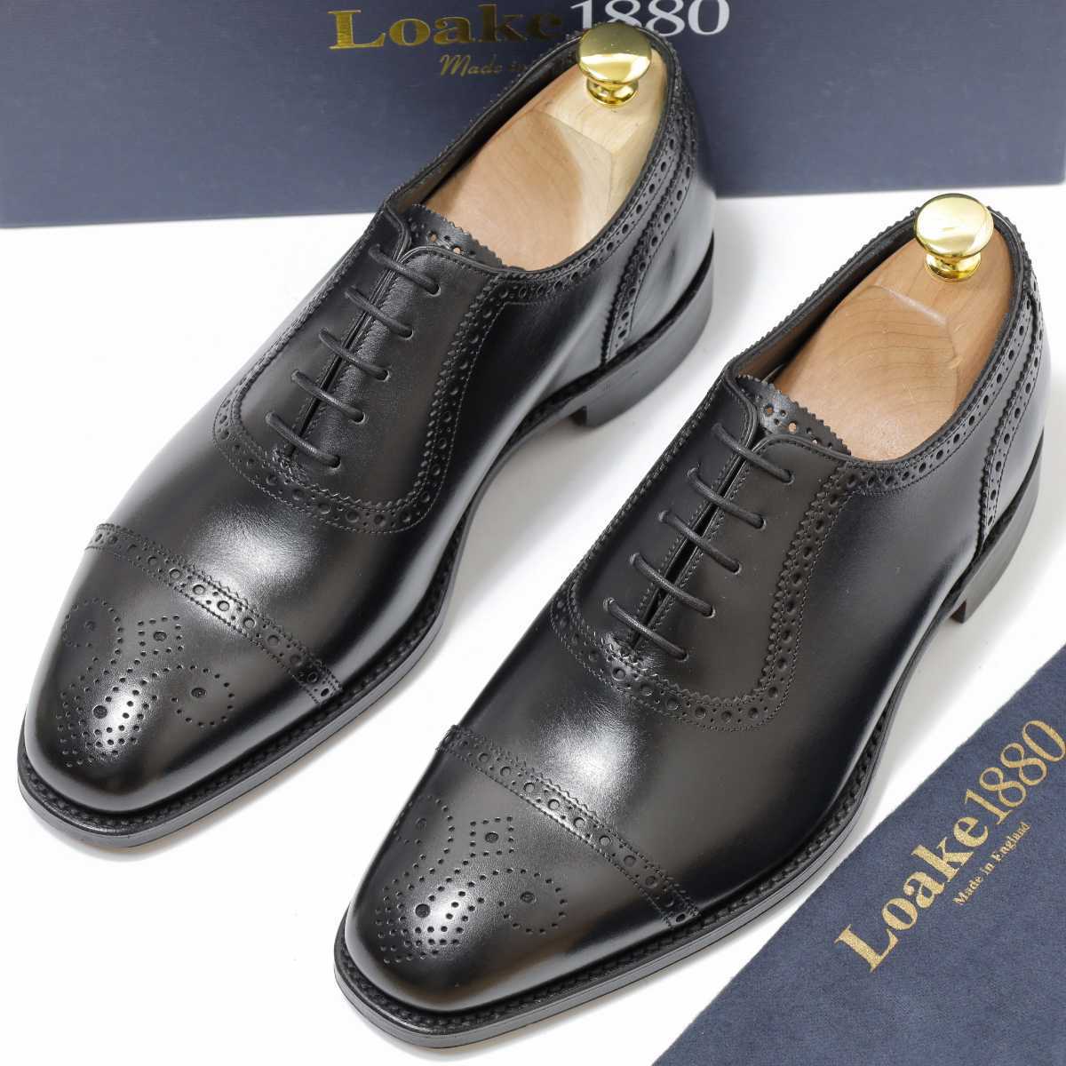 ◇極美品 Loake 1880 Strand 7F/25.5cm セミブローグ-