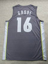 【美品】 NBA LALERS パウ・ガソル GASOL #16 ★ロサンゼルス・レイカーズ ユニフォーム ゲームシャツ ジャージ L タンクトップ_画像9