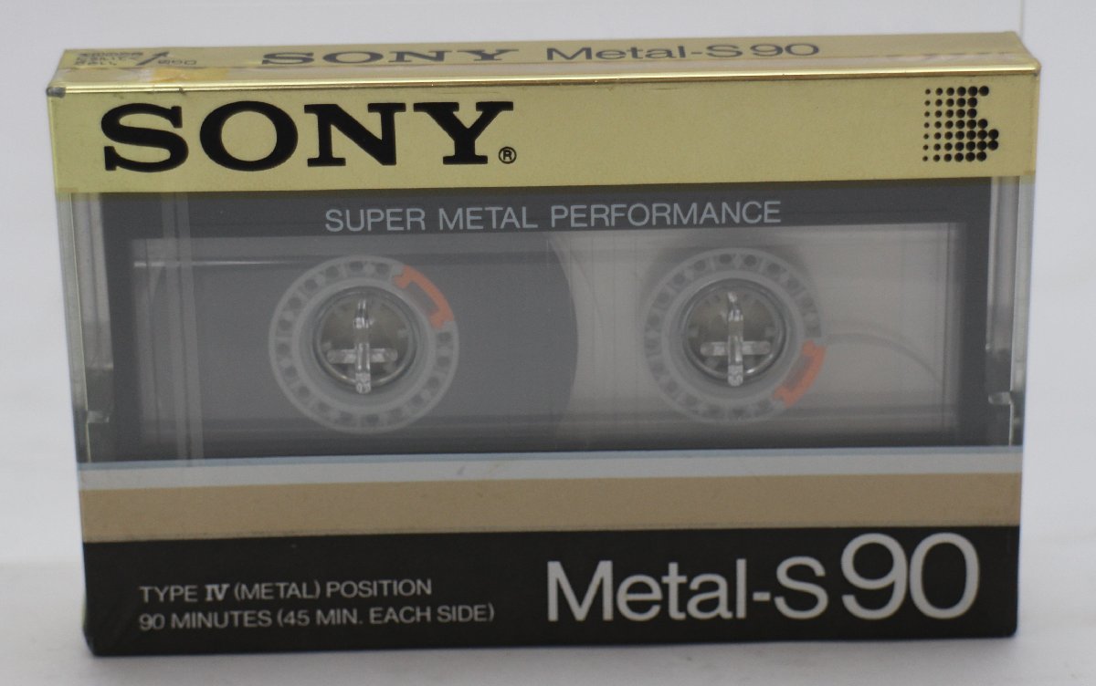 100 %品質保証 【未開封】メタル カセットテープ SONY METAL-S 90/60