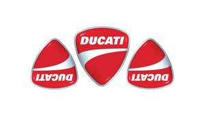 ≪即納 送料無料≫ Ducati Red ドゥカティ 3枚セット ステッカー シール