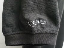 USED Zeagle ポロシャツ 半袖 Tシャツ メンズ S アメリカンサイズ 平置きサイズ:身幅59.5cm着丈74cm肩幅52cm カラー:BK [AP51504]_画像4