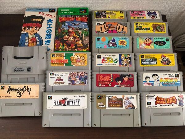 スーパーファミコン ゲームボーイ ソフトまとめ売り