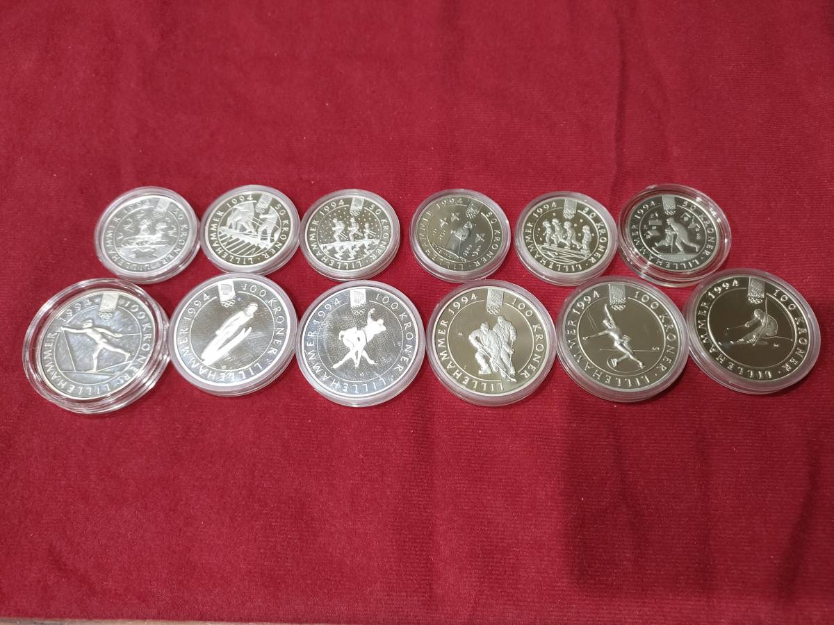 世界有名な リレハンメルオリンピック記念コイン 旧貨幣/金貨/銀貨/記念硬貨