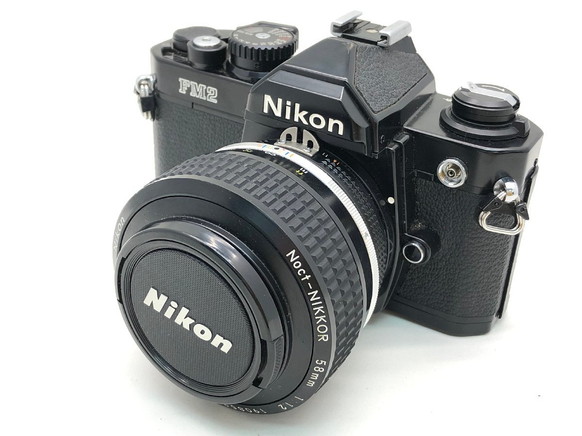 ジャンク品※Nikon New FM-2 フィルムカメラ 50mmレンズ付-