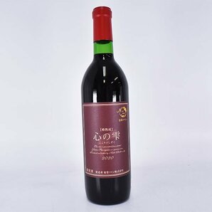 大阪府内発送限定★能登ワイン 心の雫 樽熟成 2020年 赤 720ml 11% 日本ワイン NOTO WINE A220692の画像2