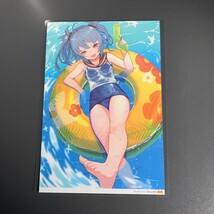 ネコメガネ　りこ子　切抜き ラミネート　処理品 加工品 切抜 切り抜き B5 イラスト　OMS20_画像2