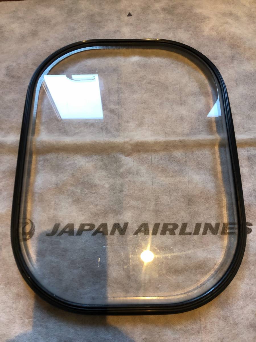 未使用品 全日本空輸(ANA)B767?窓ガラス41*29*1cm 処分市で購入 www