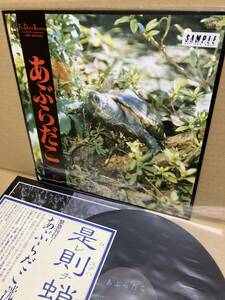 PROMO！MAT:111/111！美盤LP帯付！あぶらだこ Aburadako 亀盤 Wax 28WXL-3006 見本盤 GREAT PUNK HITS ADK SAMPLE 1989 JAPAN 1ST PRESS NM