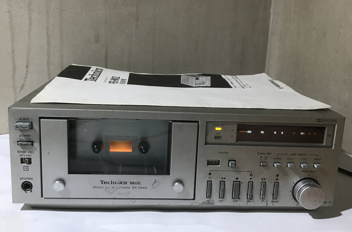 激安価格セール 【希少・再生OK】Technics テクニクス RS-M02 カセット