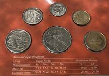 オーストラリアコイン　６種６枚　お土産　Royal Australian Mint　2002 Year of the Outback　Six Coin Uncirculated Set_画像2