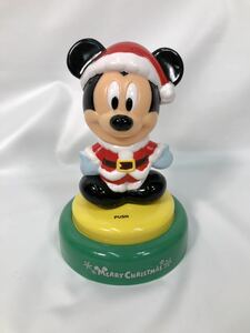 ディズニー　ミッキーマウス サンタランプ　可動品　中古　箱付き