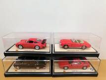 ミニカー4台セット　MERCEDES-BENZ 180 / BMW M1 / PORSCHE 930 / MERCEDES-BENZ 190SL　ミニカー　ケース有り_画像1