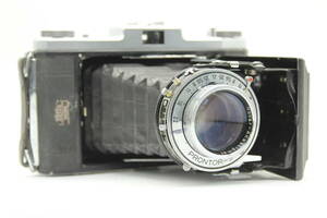 【返品保証】 ツァイスイコン Zeiss Ikon Ikonta Novar 105mm F3.5 蛇腹カメラ C1299