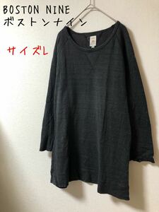 BOSTON NINE ボストンナイン 七分丈Tシャツ　　L