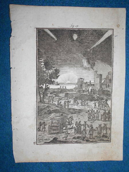 即決1717年『マレー世界の叙述　彗星』星座早見盤、天文暦学書、星図、アンティーク、Astronomy,Star map, Celestial chart, Planisphere