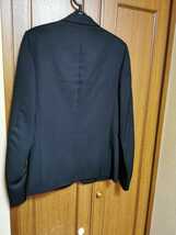 レア 04AW ディオールオム Dior HOMME VICTIM ピークドラペル チューブジャケット スーツ ブラック 44 エディスリマン ブルゾン レザー_画像2