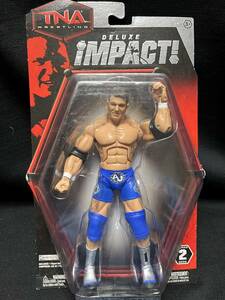 JAKKS：TNA DELUXE IMPACT Series 2 A.J.スタイルズ（未開封品）