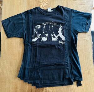 rebuild by needles リビルド バイ ニードルス ビートルズ BEATLES Tシャツ リメイク 7CUT アイビーロード ロック 半袖 M