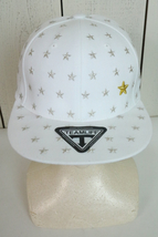 最終２点！【新品】☆TEAM LIFE：星　刺繍　スナップバック　キャップ　57-59cm　ホワイト　帽子_画像3