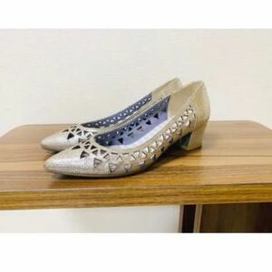 EIZOeizo- silver cut race pumps 23cm beautiful goods 