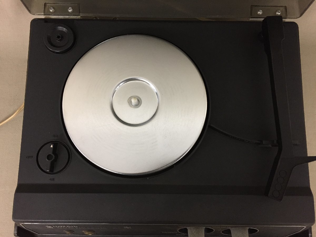 人気の新製品 アンティーク 日立 オーディオ レコード プレーヤー