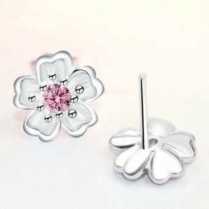 【美品】美しい桜■希少なピンクダイヤモンドピアス■《0.5ct》★プラチナ★の画像3