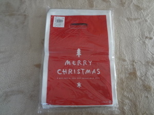 新品。かわいいクリスマス柄のラッピング袋、５０枚セット、手提げタイプ。プレゼント、日本製