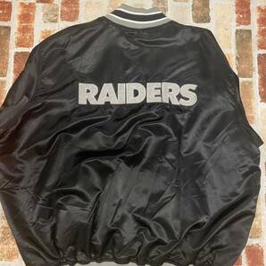 RAIDERS スタジアムジャンパー STARTER NFL 古着 3XL sizeの画像2