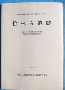 ☆☆△静岡県埋蔵文化財調査研究所調査報告第101集 桧林A遺跡 1998 （三島市谷田）