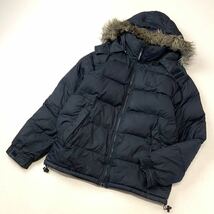 PENFIELD ペンフィールド ファー エコダウンジャケット メンズ Mサイズ ブラック 黒_画像1