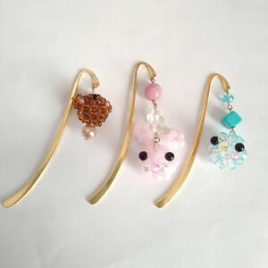 【ハンドメイド】動物3点セット☆ブックマーカー