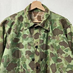 40s Vintage military the US armed forces the truth thing USMC P-44 Duck Hunter duck HBT coverall 40 frog s gold 