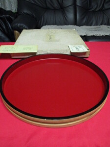 * tradition industrial arts * Akita * large pavilion special product * large pavilion bending ...*.. bending ..*..* spring . paint * souvenir * O-Bon * circle tray * pastry tray *