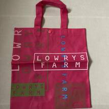 LOWRYS FARMローリーズファーム☆ショップ袋エコバッグ1枚 ピンク_画像1