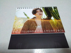 ■　木津つばさ　2021卓上 カレンダー ♪未組立品 美品