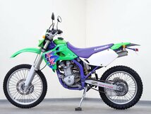 最終出品 カワサキ KＬX250SR 【動画有】ローン可 LX250E 250cc オフロード ライムグリーン 本格レーサー 絶版 キャブ車 KAWASAKI 売り切り_画像5