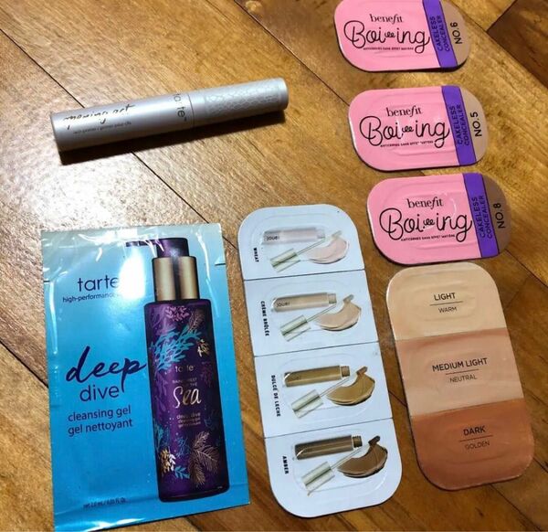 新品　サンプル　コンシーラー　下地マスカラ　クレンジングジェル　セット　セフォラ tarte benfit naked skin