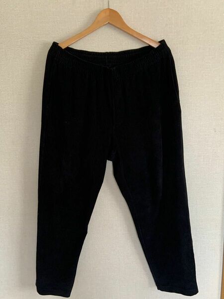 UNIQLO PANTS ブラック　コーデゥロイパンツ　 size XL