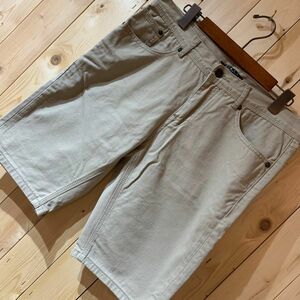 [KWT3091] 21MEN shorts men's beige 30 navy blue 