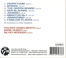 VOLKER ENGELBERTH TRIO / ピアノトリオ PERPETUUM Arne Huber SILVIO MORGER_画像2