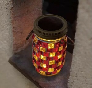 kisimaKL-10352 solar garden light red yellowtail k pattern JAN4952317103522 EC jyu a