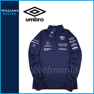 【非売品】2022 ウィリアムズ F1 支給品 フルロゴ仕様プルオーバー S umbro 新品★アルボン デフリース 日本GP