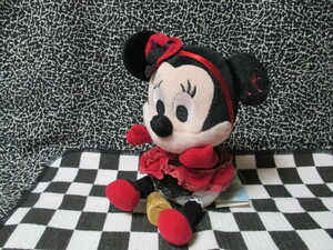 * Disney baby .... minnie Mini - soft toy red bi load dress Katyusha frill One-piece tag equipped beautiful goods 