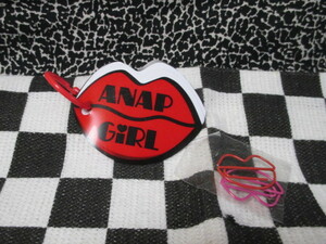 *ANAP GIRL Anap girl red pink gold memo pad clip torso . new goods beautiful goods 