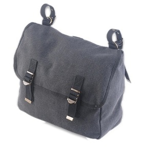 DIN MARKET CANVAS SADDLE BAG ブラック サドルバッグ 条件付き送料無料