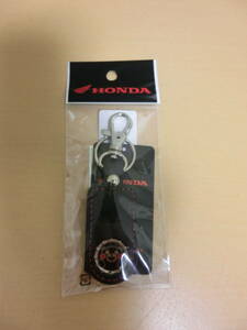 HONDA×..mon0SYEP-29D-KF..mon× Cross Cub emblem key holder black 